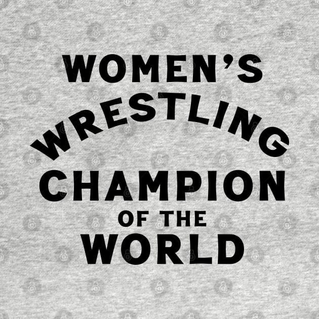 Womens Wrestling Champion by Trendsdk